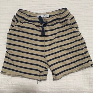Zara stripe cotton shorts